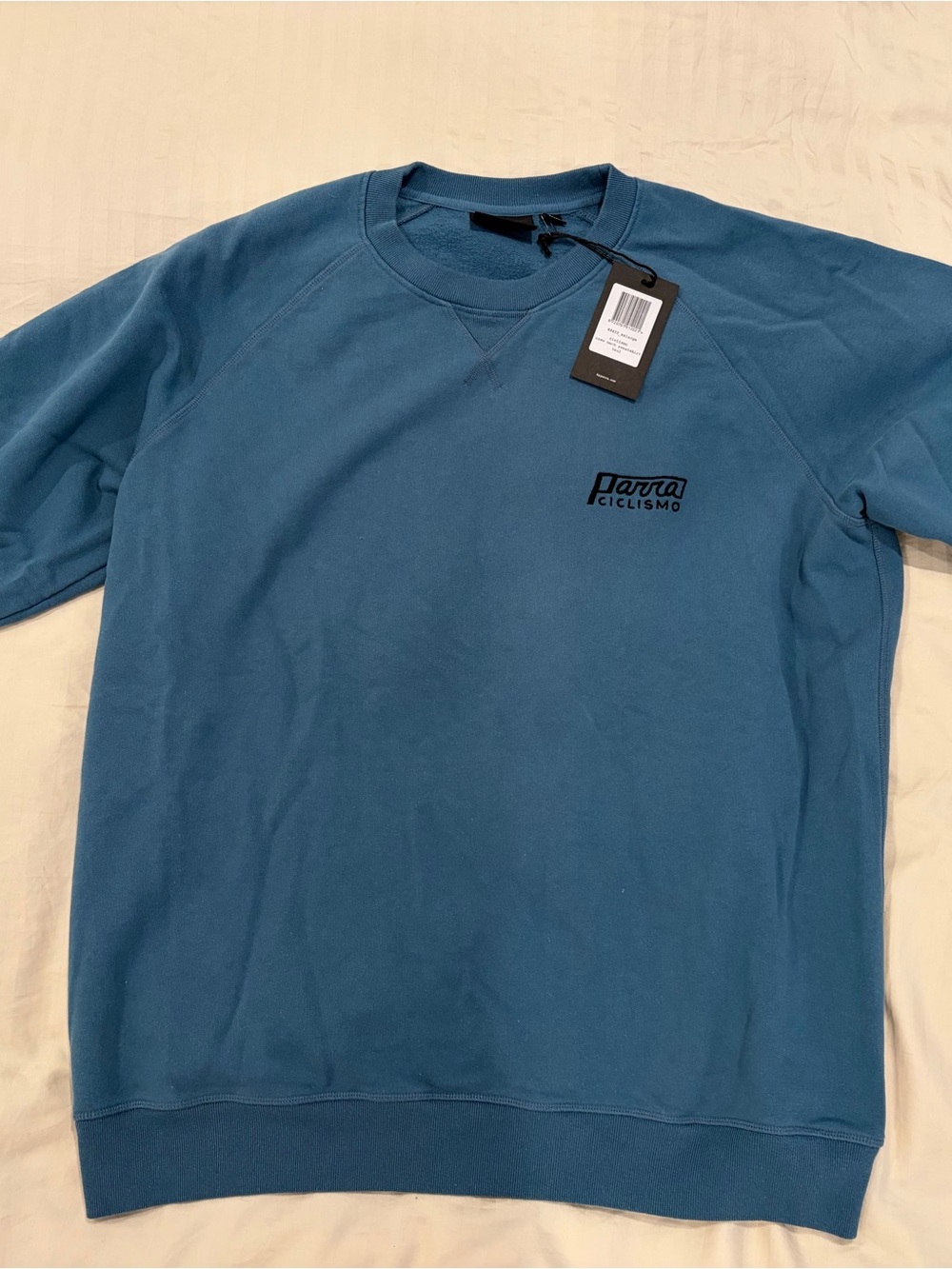 Parra Ciclismo Blue Crewneck Sweatshirt
